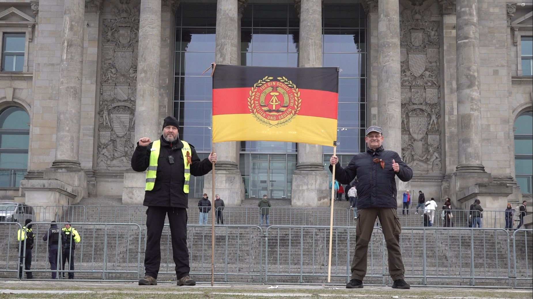 Eröffnung Befreiungskundgebung Reichstag Berlin 13.12.2025 