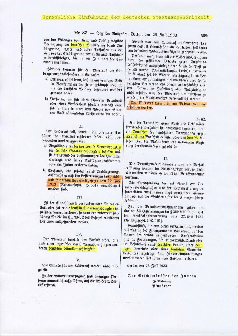 03Sprachliche Einfuehrung+Rassegesetze 1933 Seite 3