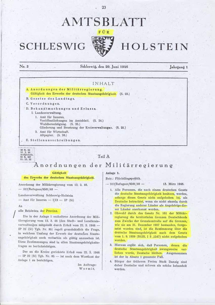 10amtsblatt schleswig holstein Seite 1