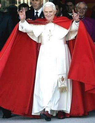 Pope Ratzinger sign 2 20 09
