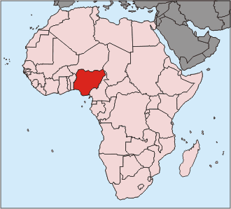 nigeria karte klein