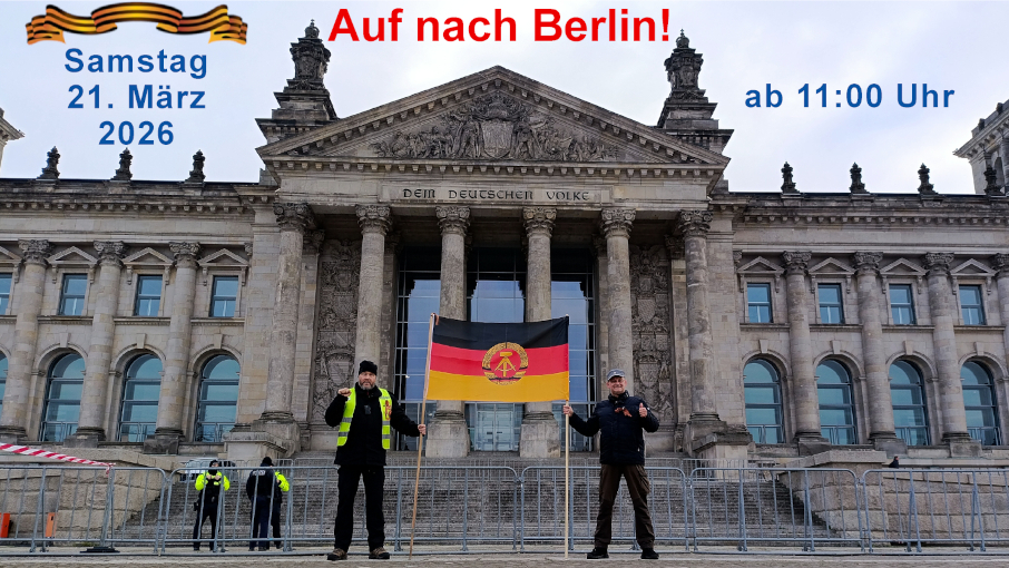 Auf nach Berlin am 21.03.2026